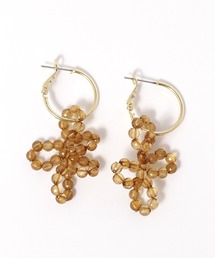 niko and... | ビーズフラワーモチーフピアス(ピアス（両耳用）)