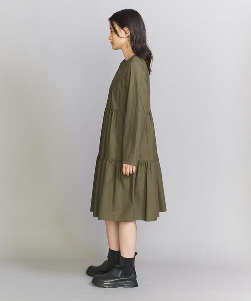 ユナイテッドアローズ コットンティアードワンピース　38 UNITED ARROWS 【美品】 / ユナイテッドアローズ | コットン