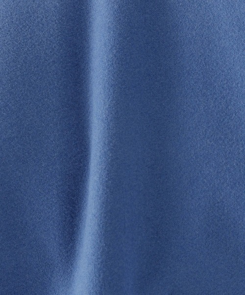 niko and...（ニコアンド）の「ウーリーテックジップブルゾン（ノーカラーコート・レディース・ブラック/サックスブルー/モカ・MEDIUM/LARGE）」の14枚目の写真