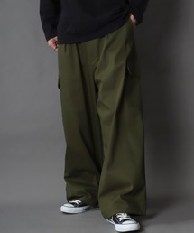 Heavy Twill Wide cargo Pants/ヘビーツイル タック ワイドカーゴ パンツ