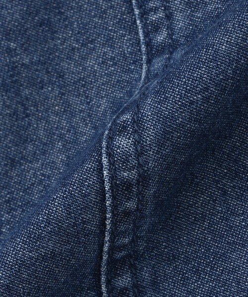 petit main（プティマイン）の「【リンク】フリルカラーデニムジャケット（デニムジャケット・キッズ・ピンク/ブルー・90cm/110cm/130cm/80ｃｍ/120cm/100cm）」の7枚目の写真