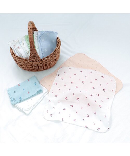 Ampersand(アンパサンド)の「マルチガーゼセット(その他ベビー用品・キッズ・ブラウン/カーキ/ピンク/ブルー/ラベンダー・FREE)」の8枚目の写真