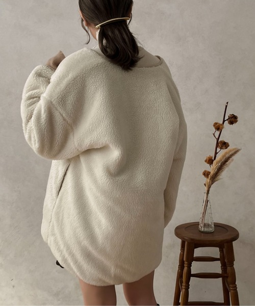 apres jour clair（アプレジュールクレア）の「【apres jour clair】2WAYキルティングブルゾン【ZOZOTOWN限定アイテム】（ブルゾン・レディース・アイボリー/ベージュ/ブラウン・フリー/X-LARGE）」の12枚目の写真