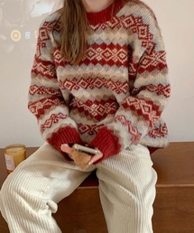 Vipoa | ノルディックレトロニット(ニット/セーター)