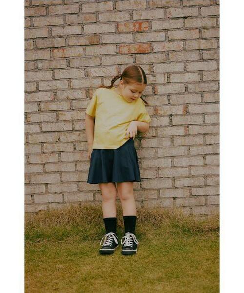 agnes b.（アニエスベー）の「キッズ コットン スカート [Made in JAPAN]（スカート・キッズ・ブラック・8YEAR/6YEAR/4YEAR/10YEAR/12YEAR）」の4枚目の写真