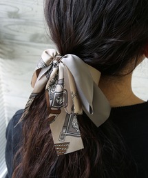 colleca la | レイヤード スカーフリボン バナナクリップ(バレッタ/ヘアクリップ)