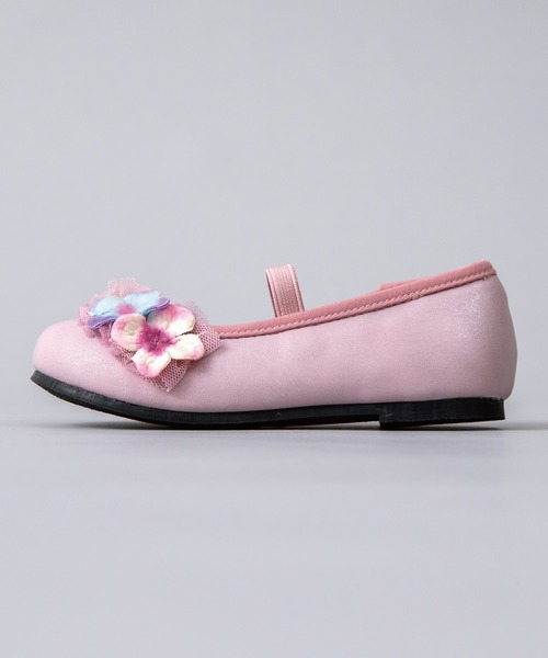 panpantutu(パンパンチュチュ)の「バレエシューズ(リボンパレード・お花畑)(バレエシューズ・キッズ・ピンク系その他/ピンク/ブラック・15cm/19cm/16cm/20㎝/18cm/17cm)」の16枚目の写真