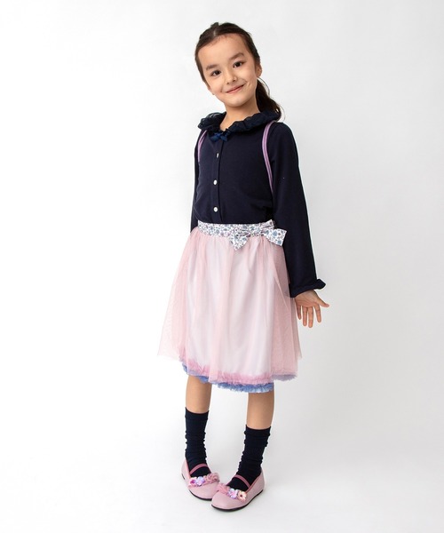 panpantutu(パンパンチュチュ)の「バレエシューズ(リボンパレード・お花畑)(バレエシューズ・キッズ・ピンク系その他/ピンク/ブラック・15cm/19cm/16cm/20㎝/18cm/17cm)」の11枚目の写真
