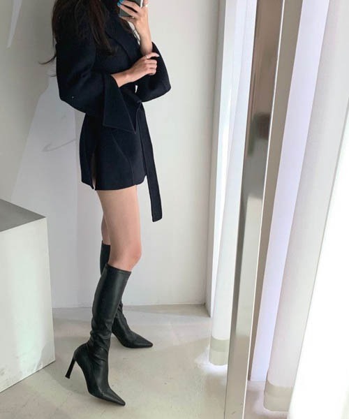 【セール】メルトントベルト付きチェスターコート（チェスターコート）｜gossip！ロサンゼルス（ゴシップロサンゼルス）