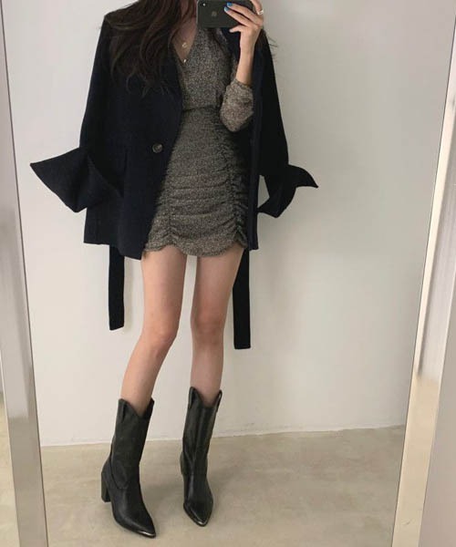 【セール】メルトントベルト付きチェスターコート（チェスターコート）｜gossip！ロサンゼルス（ゴシップロサンゼルス）