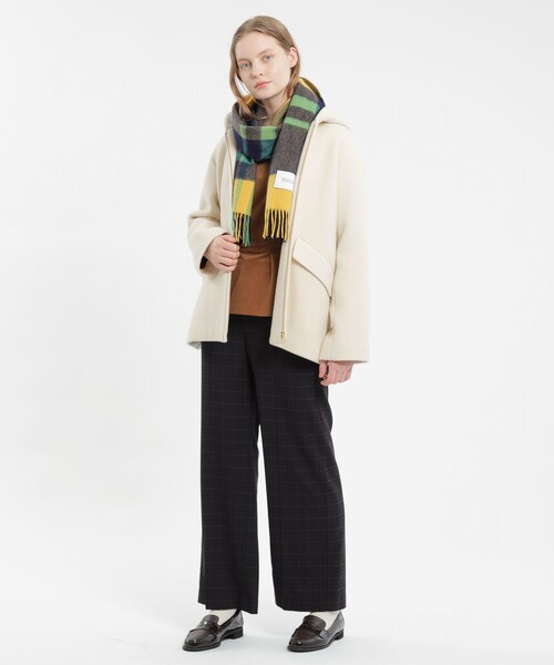 【マッキントッシュフィロソフィー】ウール　フーデッド　ショート　コート　ビーバー MACKINTOSH PHILOSOPHY（ﾏｯｷﾝﾄｯｼｭ ﾌｨﾛｿﾌｨｰ）の「ショート