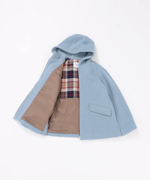 【マッキントッシュフィロソフィー】ウール　フーデッド　ショート　コート　ビーバー MACKINTOSH PHILOSOPHY（ﾏｯｷﾝﾄｯｼｭ ﾌｨﾛｿﾌｨｰ）の「ショート