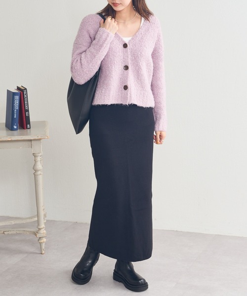 Pal collection（パルコレクション）の「BEAUREスリムスクエアワンショルトート（トートバッグ・レディース・ブラック/キャメル/ライトグレー系・FREE）」の6枚目の写真