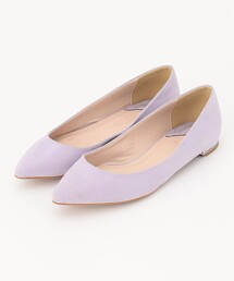 【23.0cm～24.0cm】パールヒールフラット パンプス