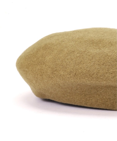 schott(ショット)の「THE H.W. DOG & CO./ ザエイチダブリュドックアンドコー/BASIC BERET/ベーシック ベレー(ハンチング/ベレー帽・メンズ・ブラック/ベージュ・F)」の4枚目の写真