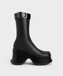 CHARLES & KEITH | Carlisle カーライル プラットフォームブーツ(ブーツ)