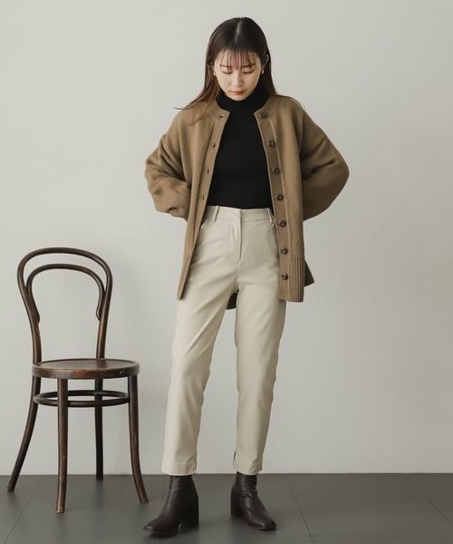 SENSE OF PLACE by URBAN RESEARCH(センスオブプレイスバイアーバンリサーチ)の「ストレッチスリムテーパードパンツ(スラックス・レディース・ブラック/ライトベージュ/モカ・MEDIUM/LARGE/X-SMALL/SMALL/TALL)」の17枚目の写真
