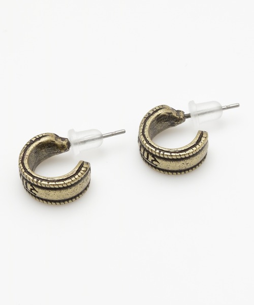 チャイハネ（チャイハネ）の「【チャイハネ】ヒンディーピアス（ピアス（両耳用）・メンズ・アンティークゴールド/シルバー/ゴールド・FREE）」の3枚目の写真