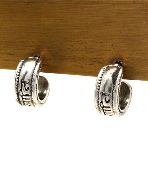 チャイハネ（チャイハネ）の「【チャイハネ】ヒンディーピアス（ピアス（両耳用）・メンズ・アンティークゴールド/シルバー/ゴールド・FREE）」の8枚目の写真