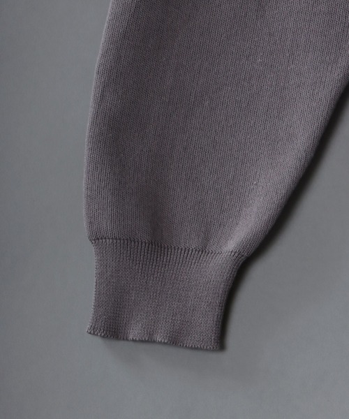 SITRY(シトリー)の「oversize smooth knitting crew neck sweater/オーバーサイズ スムース編み クルーネック ニット(ニット/セーター・メンズ・ベージュ/ブラック/ブルー/チャコールグレー・M/L)」の7枚目の写真