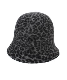 【美品】レオパード バンド ハット スウェード レディース FREAK'S STORE 「FREAK'S STORE」 レオパードハット ONE SIZE