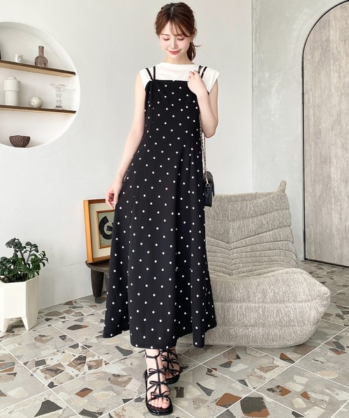 エムエメ ダブルストラップスリットワンピース エムミーエメ ダブルストラップスリットワンピース - メルカリ