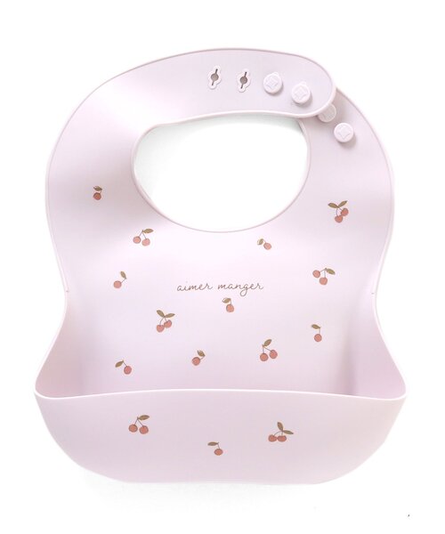 apres les cours（アプレレクール）の「バラエティシリコンビブ（マグ/哺乳瓶/お食事グッズ・キッズ・ミント/その他3/ピンク・90）」の2枚目の写真