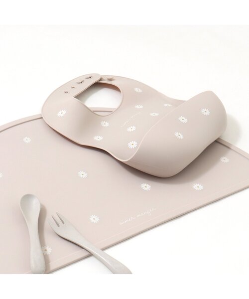 apres les cours（アプレレクール）の「バラエティシリコンビブ（マグ/哺乳瓶/お食事グッズ・キッズ・ミント/その他3/ピンク・90）」の7枚目の写真