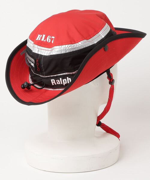 atmos pink(アトモスピンク)の「POLO RALPH LAUREN BOONEY CAP-HAT (RED MULTI) / ポロ ラルフ ブーニー ハット(ハット・メンズ・レッド・S/M)」の2枚目の写真