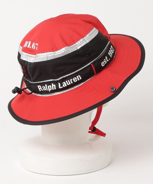atmos pink(アトモスピンク)の「POLO RALPH LAUREN BOONEY CAP-HAT (RED MULTI) / ポロ ラルフ ブーニー ハット(ハット・メンズ・レッド・S/M)」の4枚目の写真