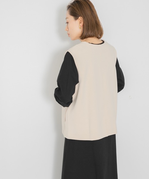 URBAN RESEARCH Sonny Label（アーバンリサーチサニーレーベル）の「『SETアイテム』カットベストセットワンピース（ワンピース・レディース・グレー系その他/ベージュ系その他/ブラック系その他・FREE）」の21枚目の写真