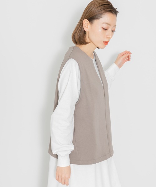 URBAN RESEARCH Sonny Label（アーバンリサーチサニーレーベル）の「『SETアイテム』カットベストセットワンピース（ワンピース・レディース・グレー系その他/ベージュ系その他/ブラック系その他・FREE）」の11枚目の写真