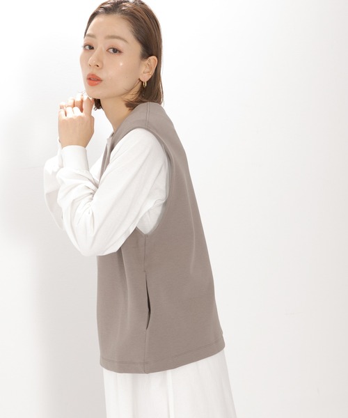 URBAN RESEARCH Sonny Label（アーバンリサーチサニーレーベル）の「『SETアイテム』カットベストセットワンピース（ワンピース・レディース・グレー系その他/ベージュ系その他/ブラック系その他・FREE）」の13枚目の写真