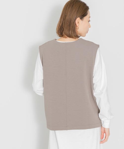 URBAN RESEARCH Sonny Label（アーバンリサーチサニーレーベル）の「『SETアイテム』カットベストセットワンピース（ワンピース・レディース・グレー系その他/ベージュ系その他/ブラック系その他・FREE）」の14枚目の写真