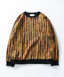 URBAN RESEARCH Sonny Label | 圧縮ミックスカラーストライププルオーバー(ニット/セーター)