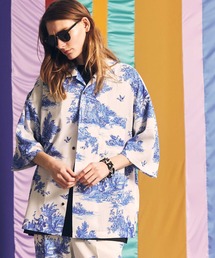 MAISON SPECIAL | 《ユニセックスアイテム》マルチプリントプライムオーバーオープンカラーショートスリーブシャツ【MAISON SPECIAL/メゾンスペシャル】■セットアップ対応■(シャツ/ブラウス)