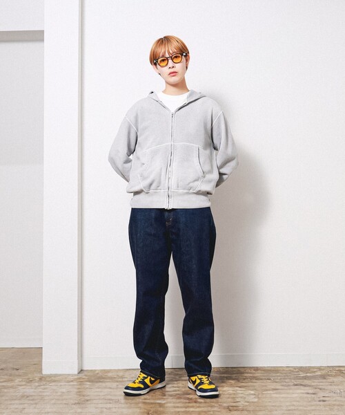 scair（スケアー）の「scair / Vintage Zip Hoody（スウェット・メンズ・グレー・2/3/4）」の2枚目の写真