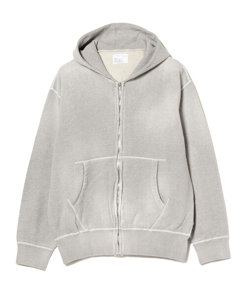 scair（スケアー）の「scair / Vintage Zip Hoody（スウェット・メンズ・グレー・2/3/4）」の5枚目の写真