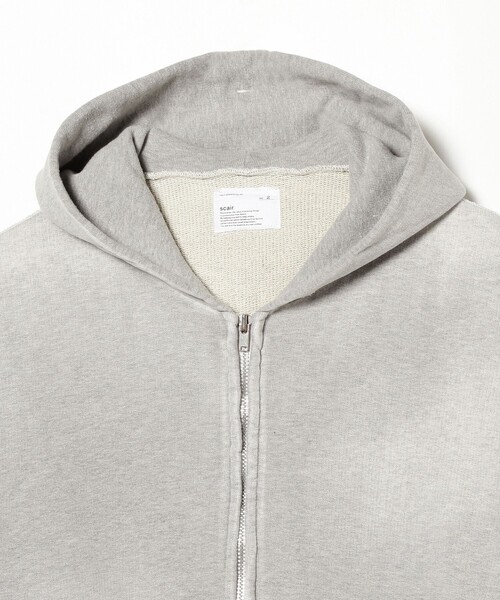 scair（スケアー）の「scair / Vintage Zip Hoody（スウェット・メンズ・グレー・2/3/4）」の6枚目の写真
