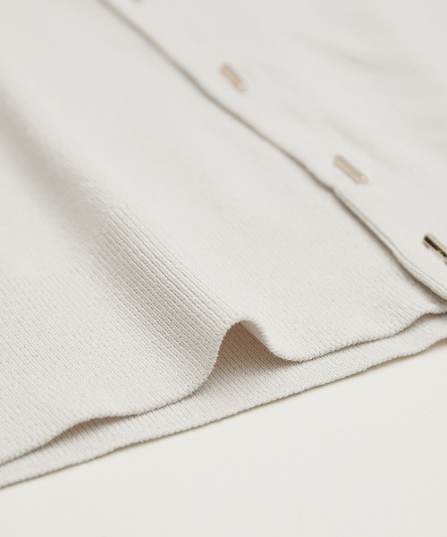 ROPE' PICNIC（ロペピクニック）の「UVカット・洗濯機OK・接触冷感/クルーカーディガン（カーディガン/ボレロ・レディース・ブラック/ライトグレー/カーキ/ブルー系その他5/マスタード・38）」の16枚目の写真