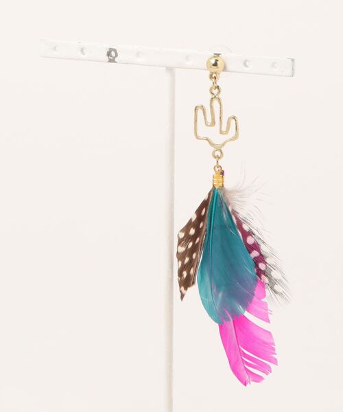 チャイハネ（チャイハネ）の「【チャイハネ】ウェンディフェザーピアス1pcs片耳用（ピアス（片耳用）・レディース・シルバー/ゴールド系その他/シルバー系その他/ゴールド・FREE）」の11枚目の写真