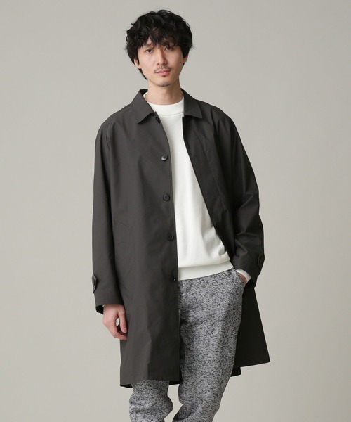 NANO universe（ナノユニバース）の「LB.04/バルカラーコート（トレンチコート・メンズ・ネイビー/ベージュ/チャコール・S/XL/M/L）」の2枚目の写真