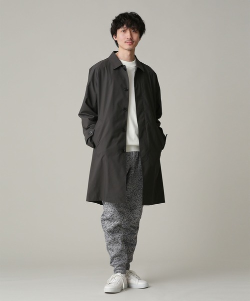 NANO universe（ナノユニバース）の「LB.04/バルカラーコート（トレンチコート・メンズ・ネイビー/ベージュ/チャコール・S/XL/M/L）」の5枚目の写真