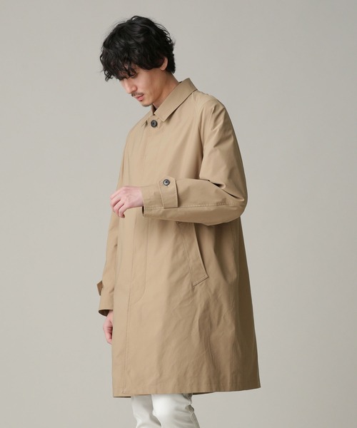 NANO universe（ナノユニバース）の「LB.04/バルカラーコート（トレンチコート・メンズ・ネイビー/ベージュ/チャコール・S/XL/M/L）」の7枚目の写真