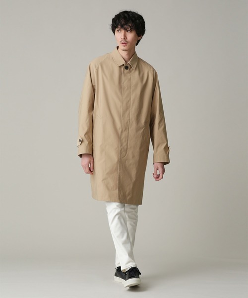 NANO universe（ナノユニバース）の「LB.04/バルカラーコート（トレンチコート・メンズ・ネイビー/ベージュ/チャコール・S/XL/M/L）」の9枚目の写真