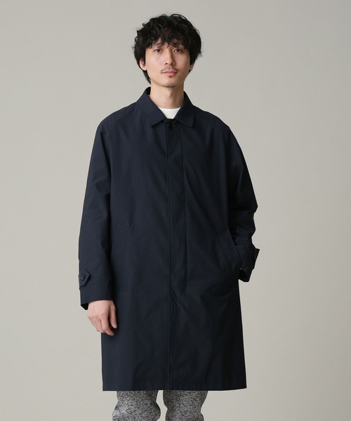 NANO universe（ナノユニバース）の「LB.04/バルカラーコート（トレンチコート・メンズ・ネイビー/ベージュ/チャコール・S/XL/M/L）」の10枚目の写真