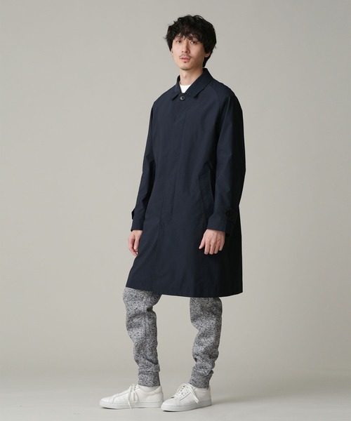 NANO universe（ナノユニバース）の「LB.04/バルカラーコート（トレンチコート・メンズ・ネイビー/ベージュ/チャコール・S/XL/M/L）」の12枚目の写真