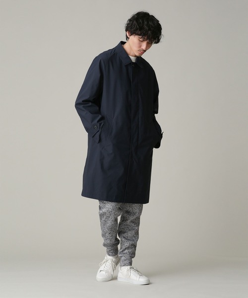 NANO universe（ナノユニバース）の「LB.04/バルカラーコート（トレンチコート・メンズ・ネイビー/ベージュ/チャコール・S/XL/M/L）」の13枚目の写真