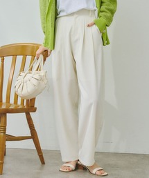 クレープタックワイドパンツ