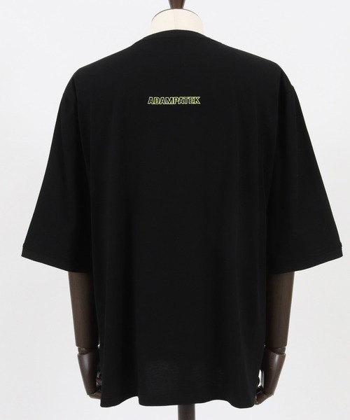 ADAM PATEK(アダムパテック)の「ADAMPATEK / groupie college Logo looose T/ルーズシルエットカレッジロゴビッグTシャツ(Tシャツ/カットソー・メンズ・ホワイト/グレー/ブラック・1/2/3)」の16枚目の写真